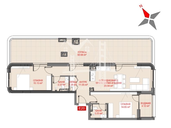 3-СТАЕН, кв. Манастирски ливади, 156.77 m2, 389 000 € - 0