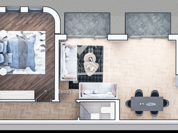 3-СТАЕН, кв. Зона-Б19, 128.72 m2, 260 281€ - 0