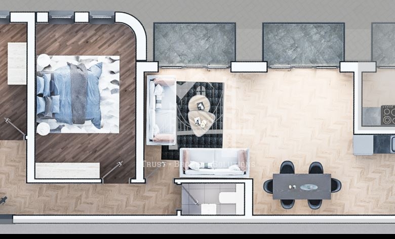 3-СТАЕН, кв. Зона-Б19, 128.72 m2, 260 281€