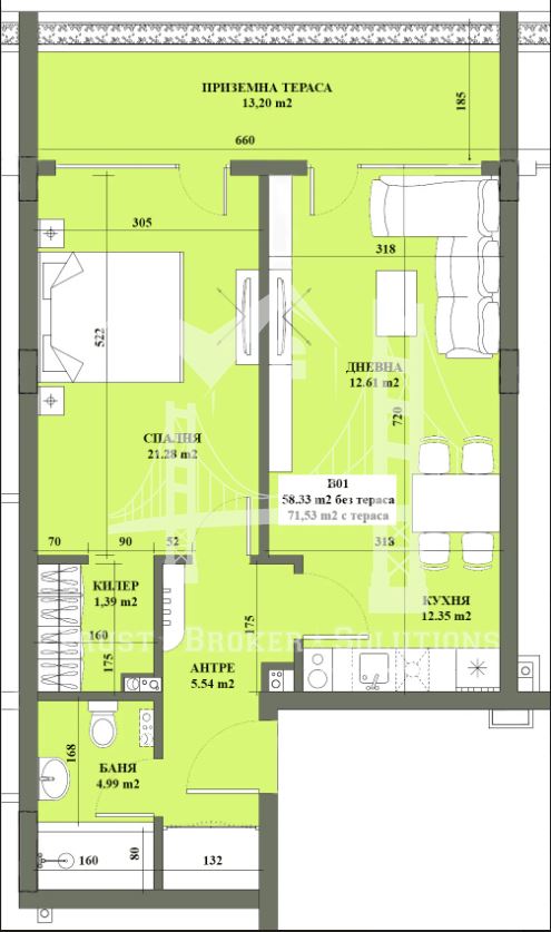 2-стаен Манастирски ливади, 79.17кв.м, 221 676 €-0 2-стаен Манастирски ливади, 79.17кв.м, 221 676 € - 0