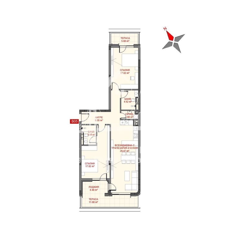 3-СТАЕН, кв. Манастирски ливади, 146.49 m2, 311 500 €