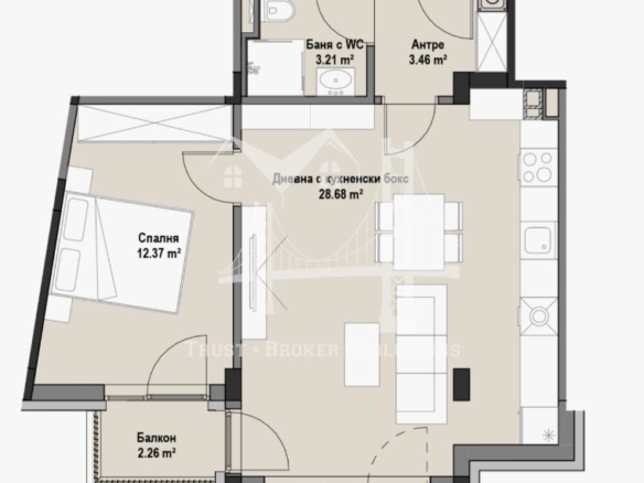 2-СТАЕН, кв. Витоша, 144 804 €, БЕЗ КОМИСИОННА - 0