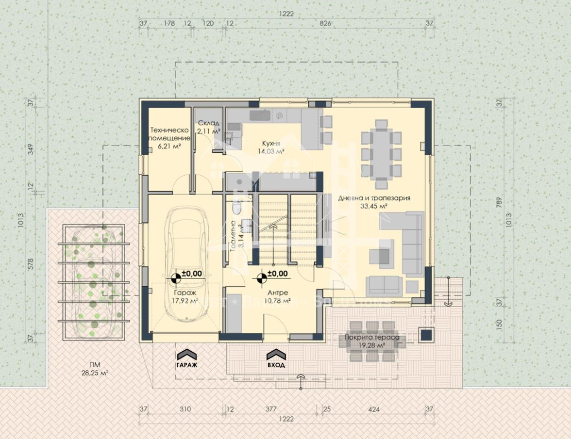 3-етажна къща, кв.Банкя, 890 400€ - 0