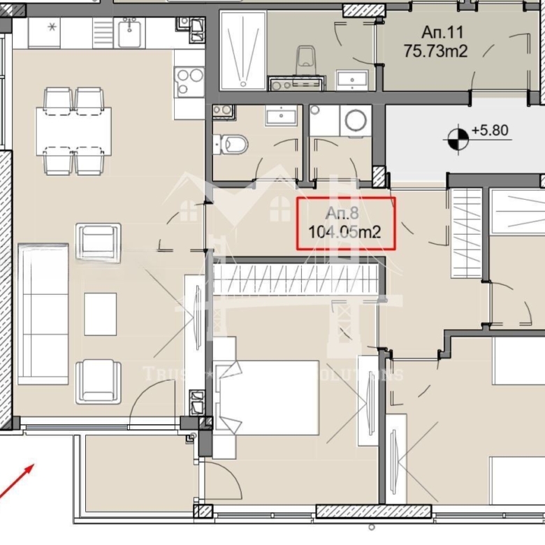 3-СТАЕН, кв. Левски, 232 350€ - 0