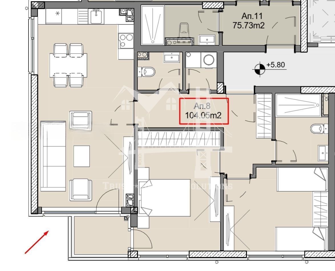 3-СТАЕН, кв. Левски, 232 350€ - 0