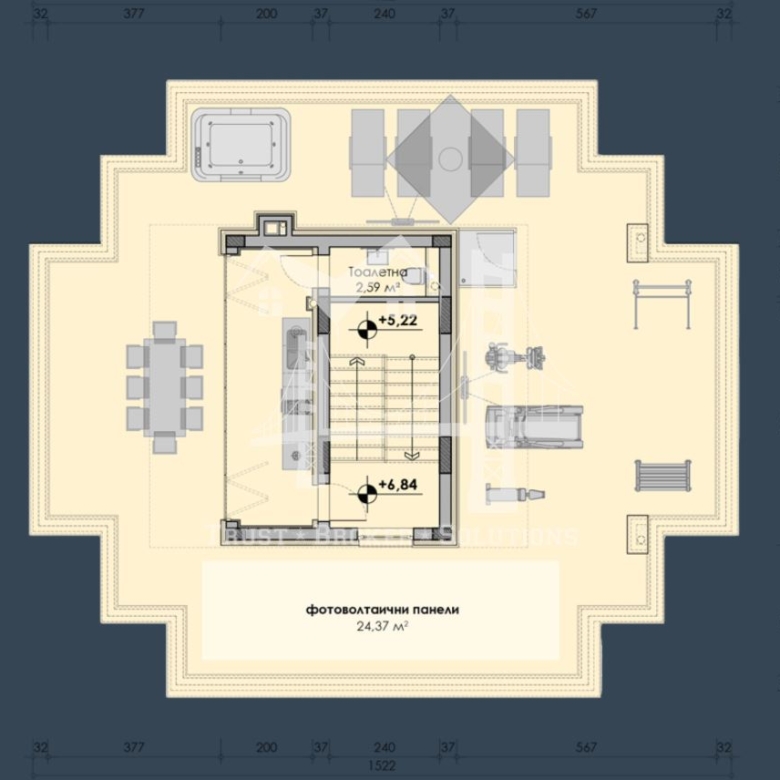 3-етажна къща, кв.Банкя, 890 400€ - 0