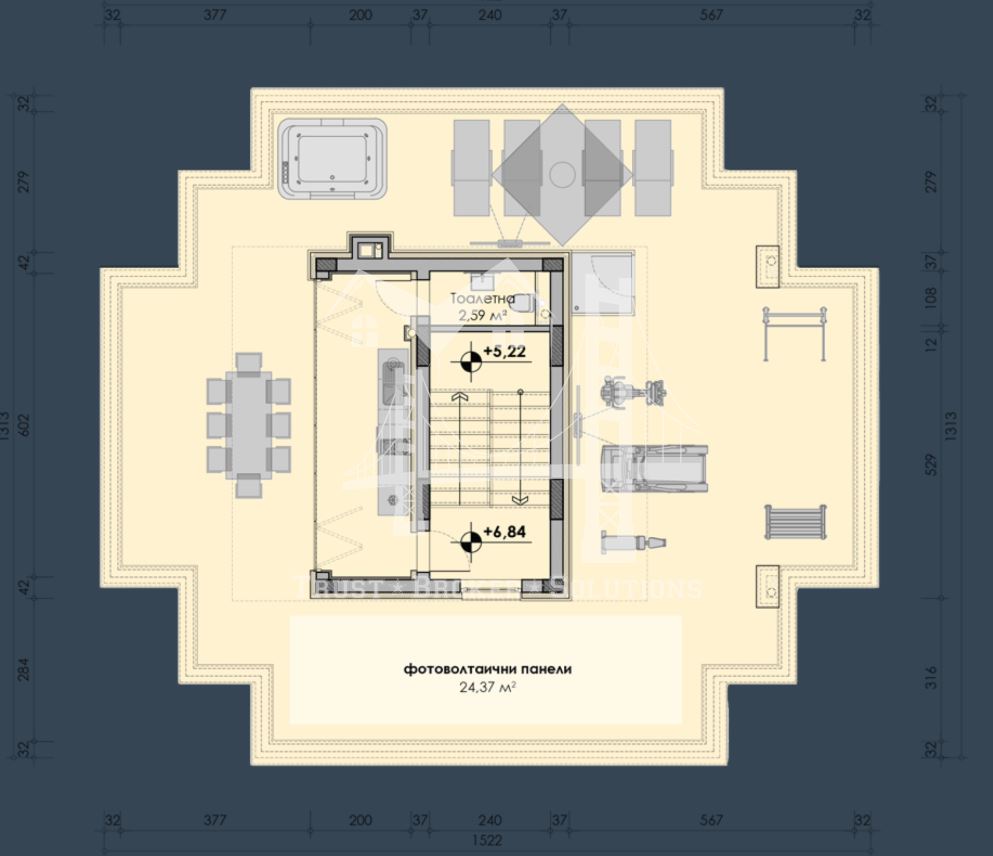 3-етажна къща, кв.Банкя, 890 400€ - 0