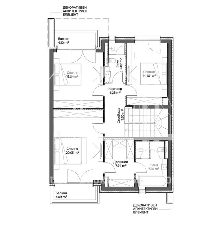 3-етажна КЪЩА, м-т Камбаните, 876 300€ - 0