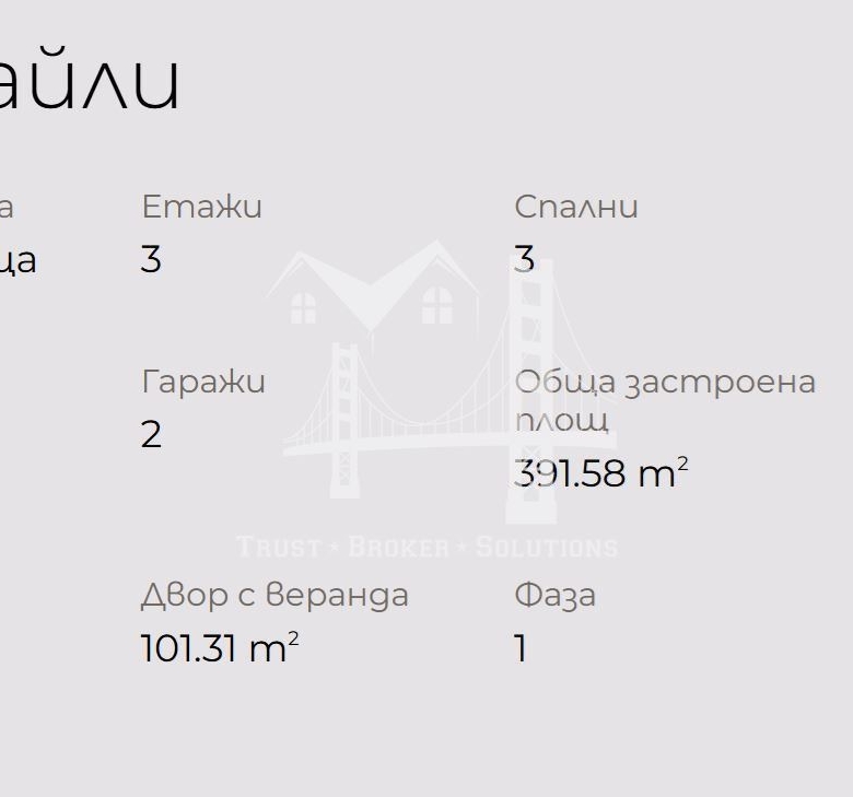 3-етажна КЪЩА, м-т Камбаните, 876 300€ - 0